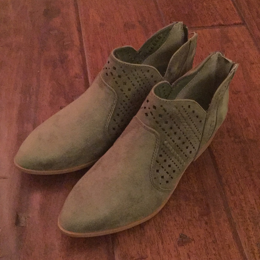 Olive green Khaki Shoes